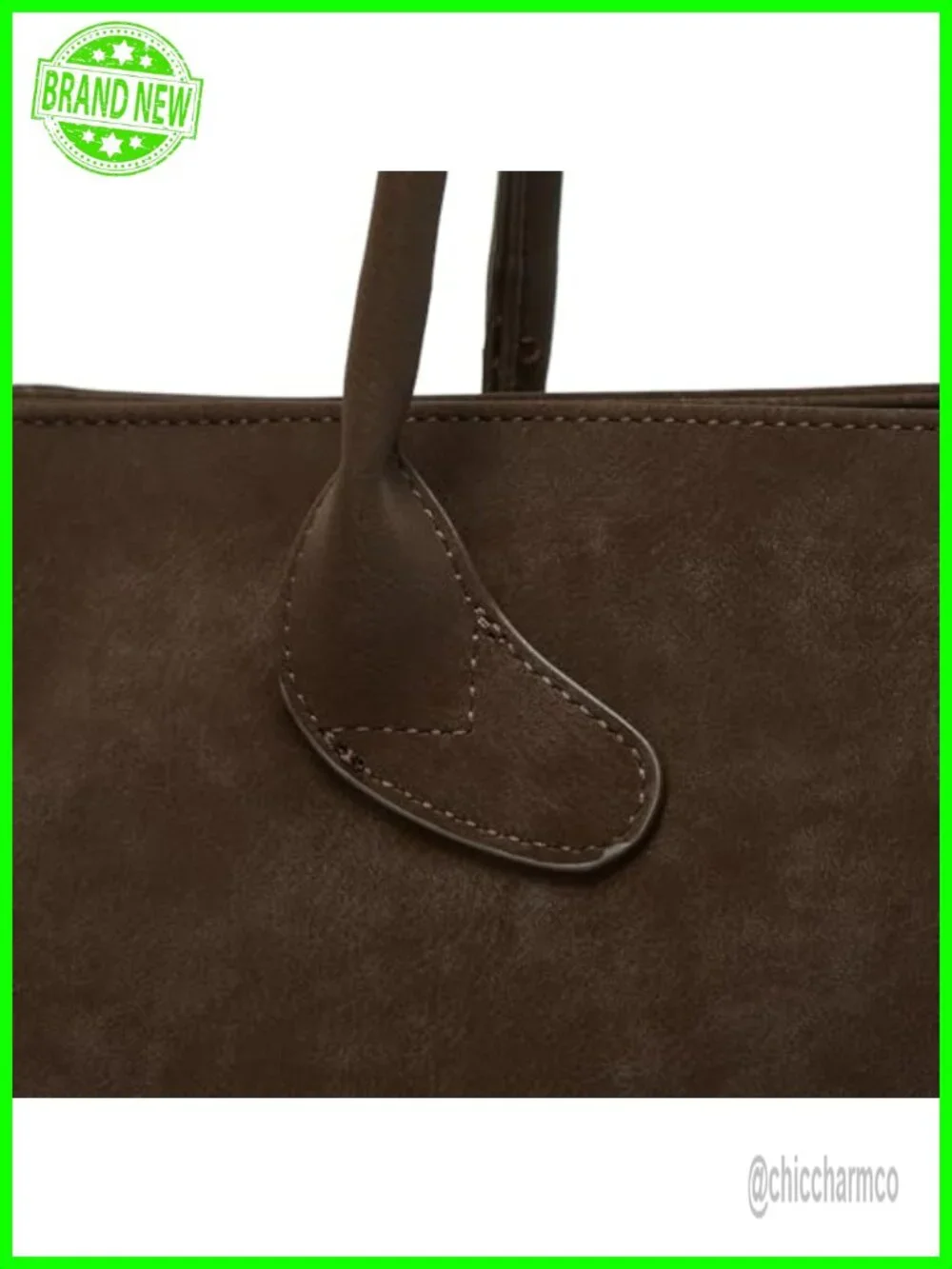 Suede Tote Bag Crossbody Hobo Handbag Slouchy Retro Shoulder Bag for Women